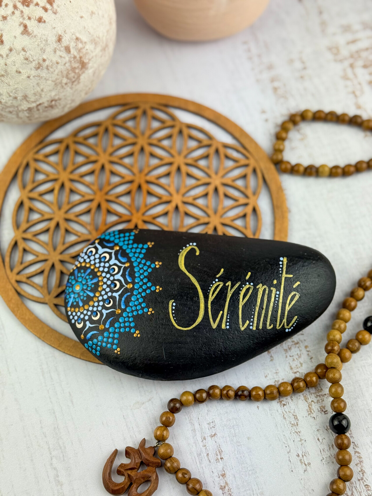 Galet message Sérénité – Image 2