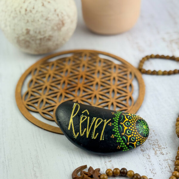 Galet message Rêver