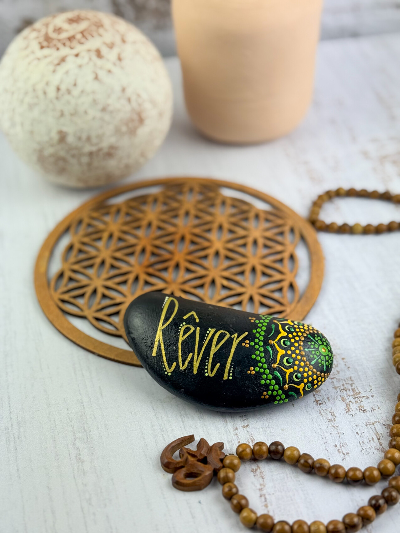 Galet message Rêver