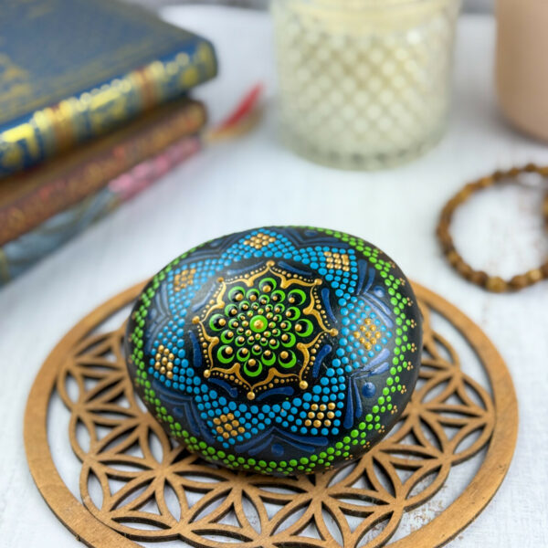 Galet mandala Clarté